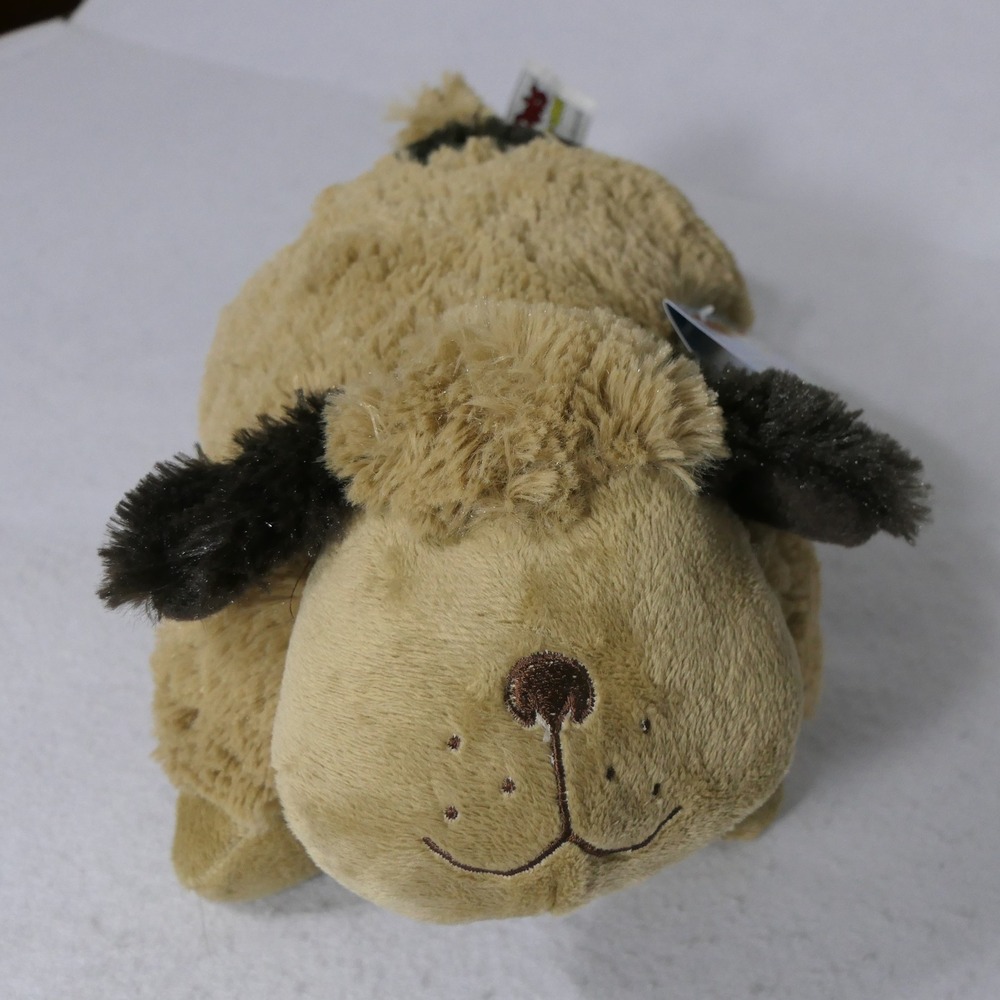 Pillow Pets Plush Toy 11in Tan Snuggly Puppy Dog Pee-Wees Nostalgic NEW Plushie